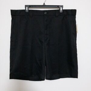 Oak Hill Shorts Mens 42 (42x8.5) Black Microfiber Stay Cool Golf New